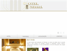 Tablet Screenshot of hotelindaiamaringa.com.br